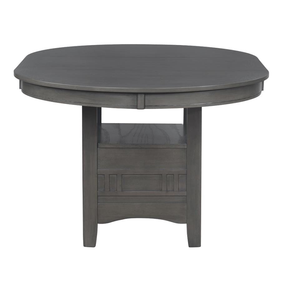 Lavon Dining Table with Storage Medium Grey