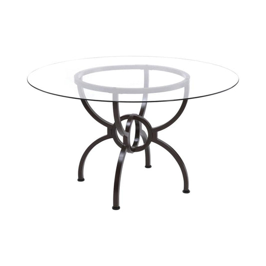 Aviano Dining Table Base Gunmetal