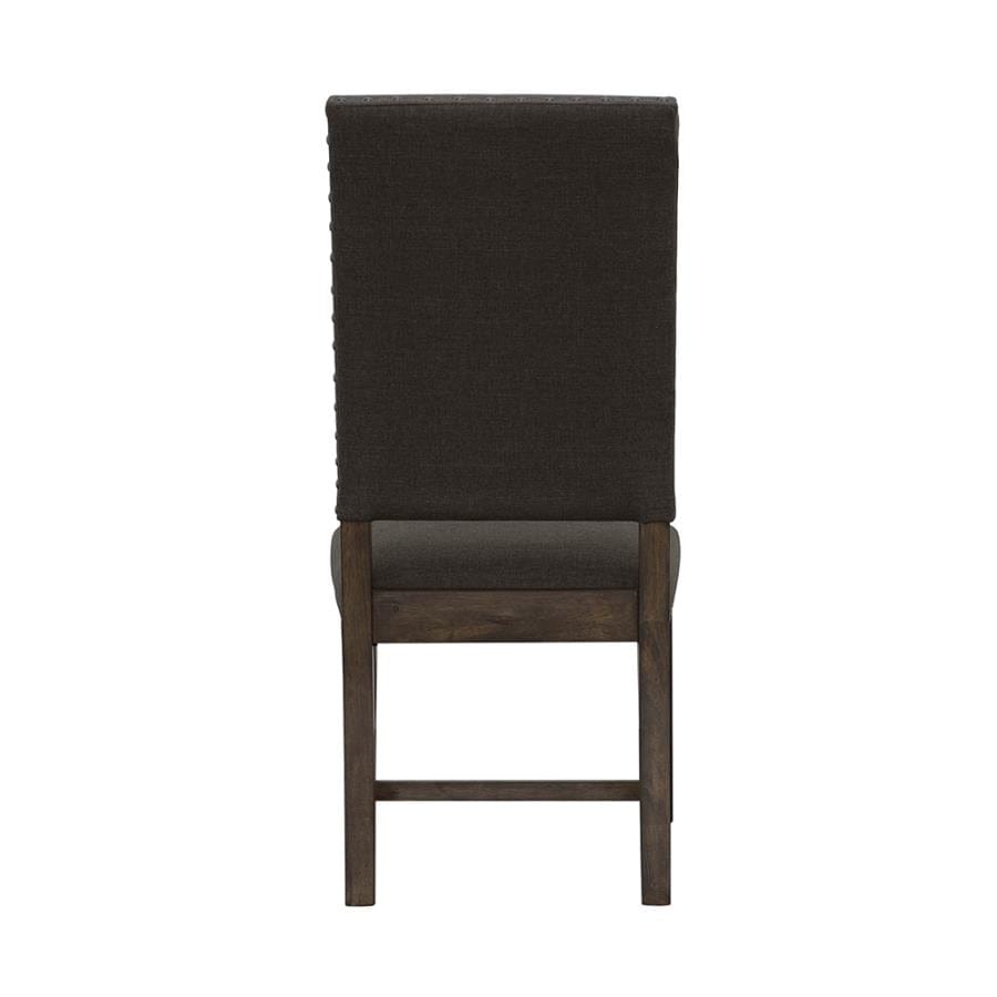 Twain Upholstered Side Chairs Warm Grey (Set of 2)