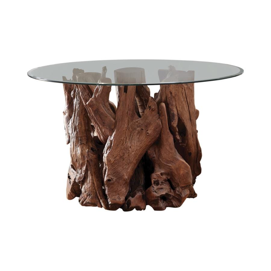 Asbury Dining Table Base Natural Teak