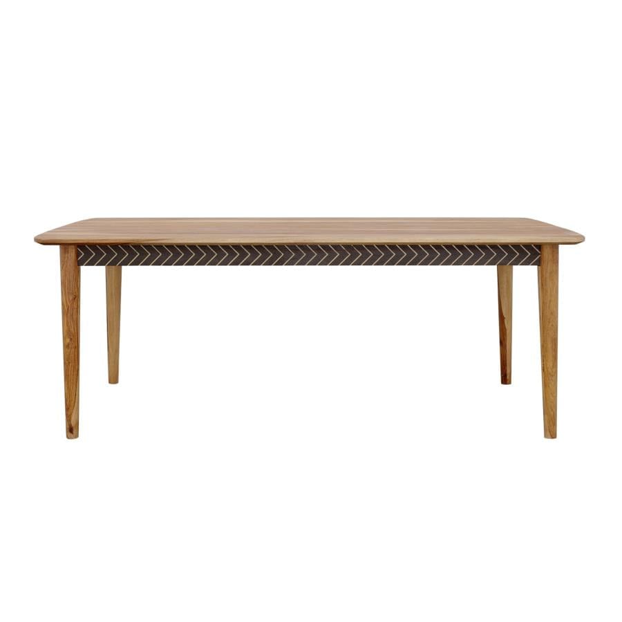 Partridge Wooden Dining Table Natural Sheesham