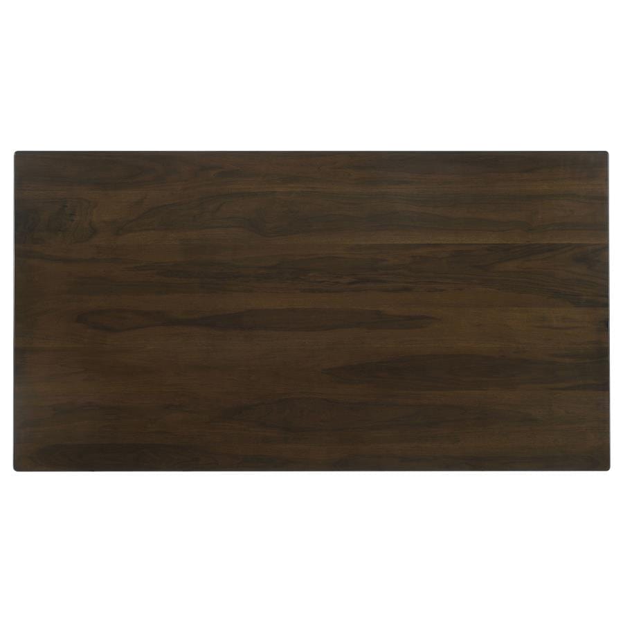 Wes Rectangular Dining Table Dark Walnut