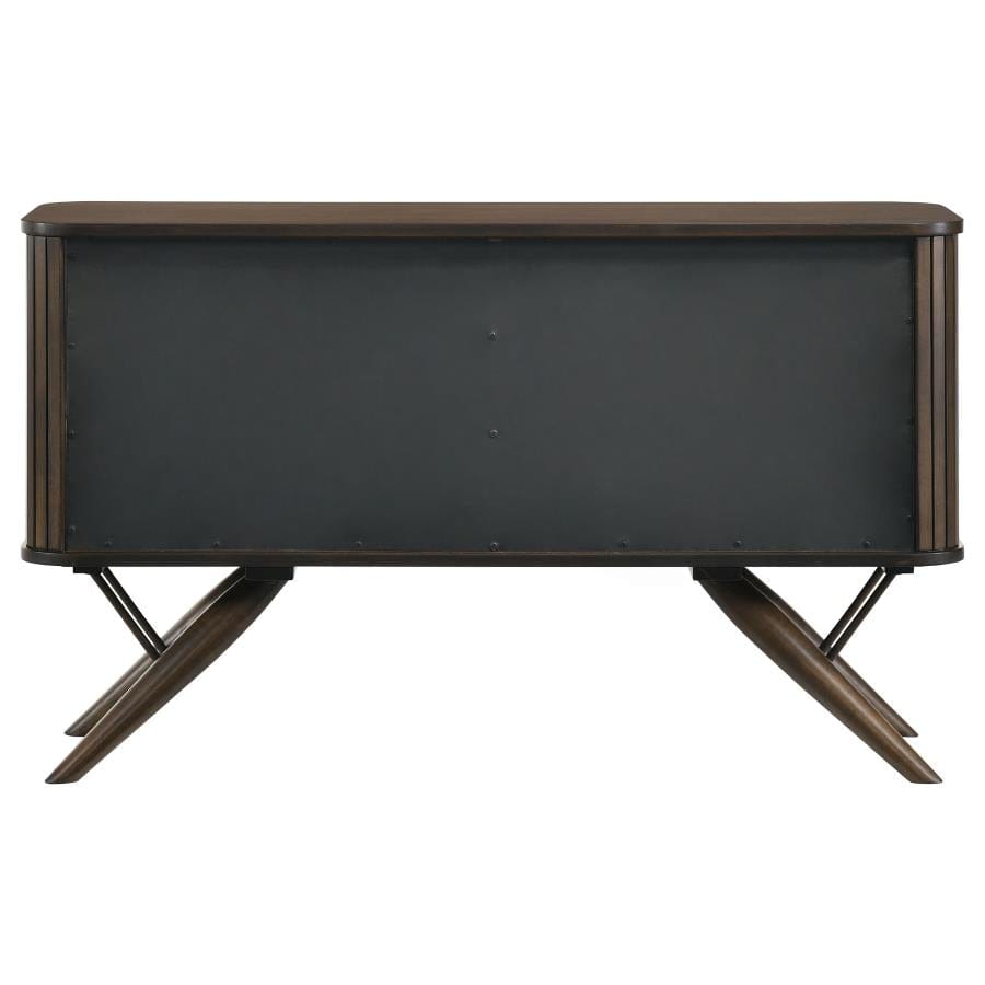 Wes 2-door Rectangular Server Dark Walnut