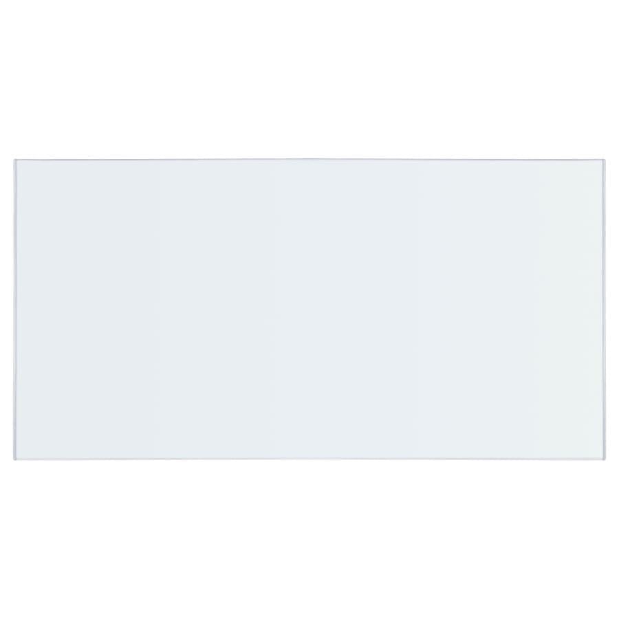 Marilyn 5-piece Rectangle Pedestal Dining Room Set Mirror and Grey