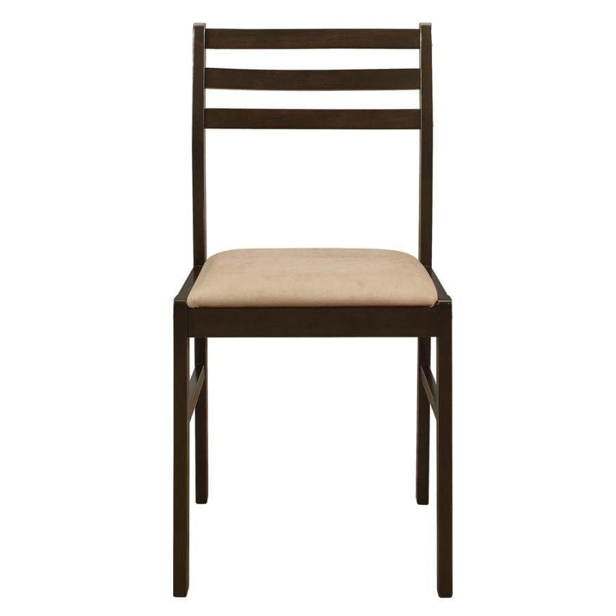 Bucknell 3-piece Dining Set with Drop Leaf Cappuccino and Tan