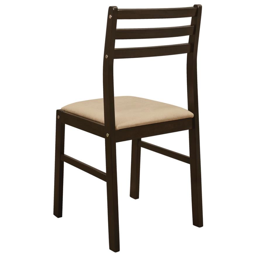 Bucknell 3-piece Dining Set with Drop Leaf Cappuccino and Tan