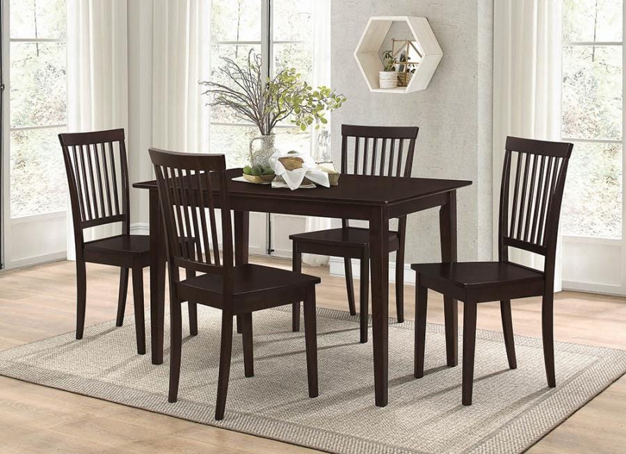 Gomez 5-piece Dining Set Cappuccino