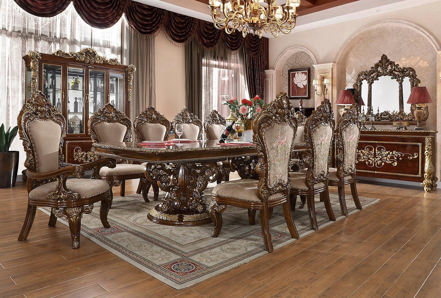 HD-1803 - 9PC DINING SET