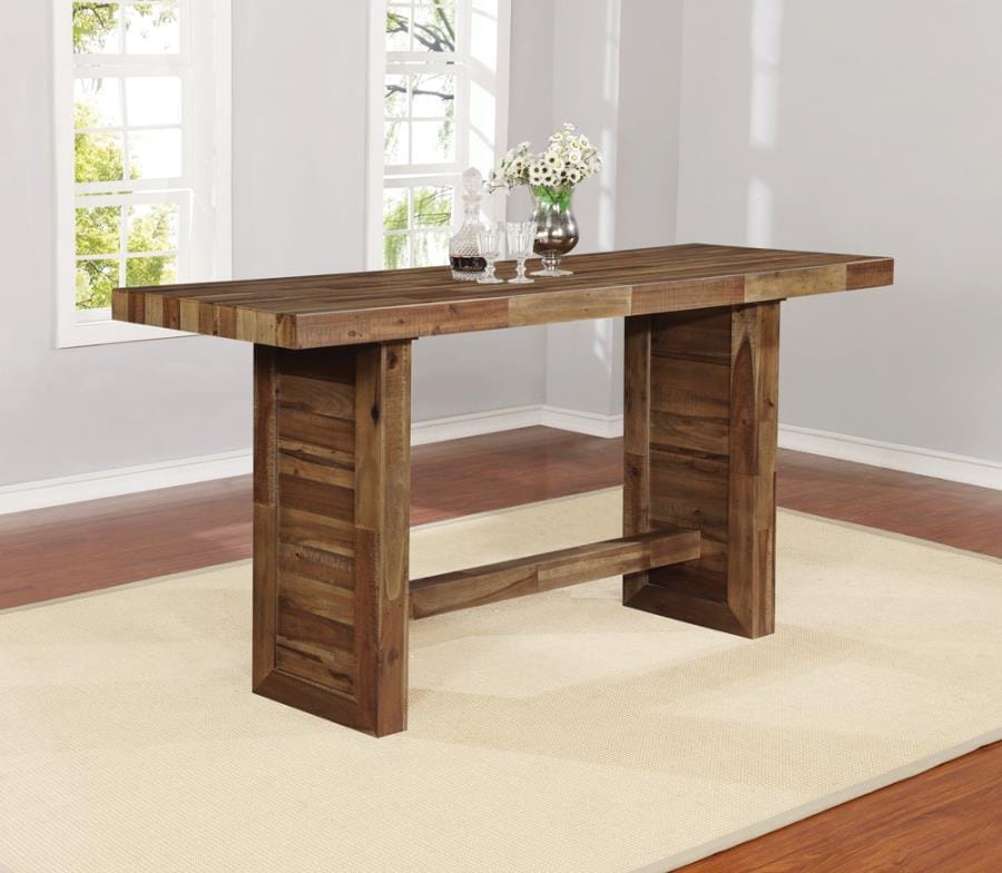 Tucson Rectangular Bar Table Varied Natural