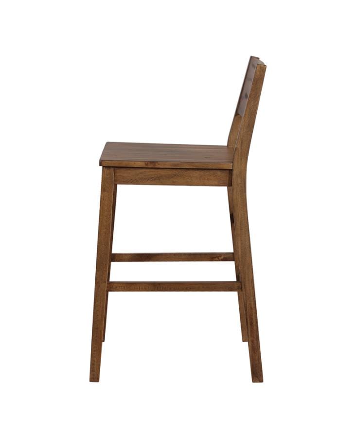 Tucson Open Back Bar Stools Varied Natural (Set of 2)