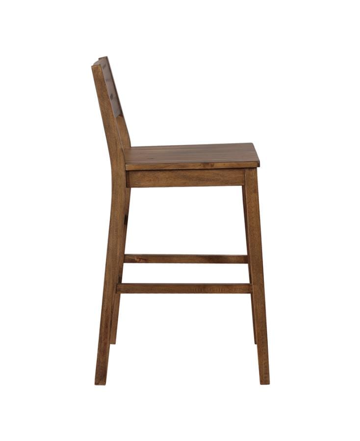 Tucson Open Back Bar Stools Varied Natural (Set of 2)