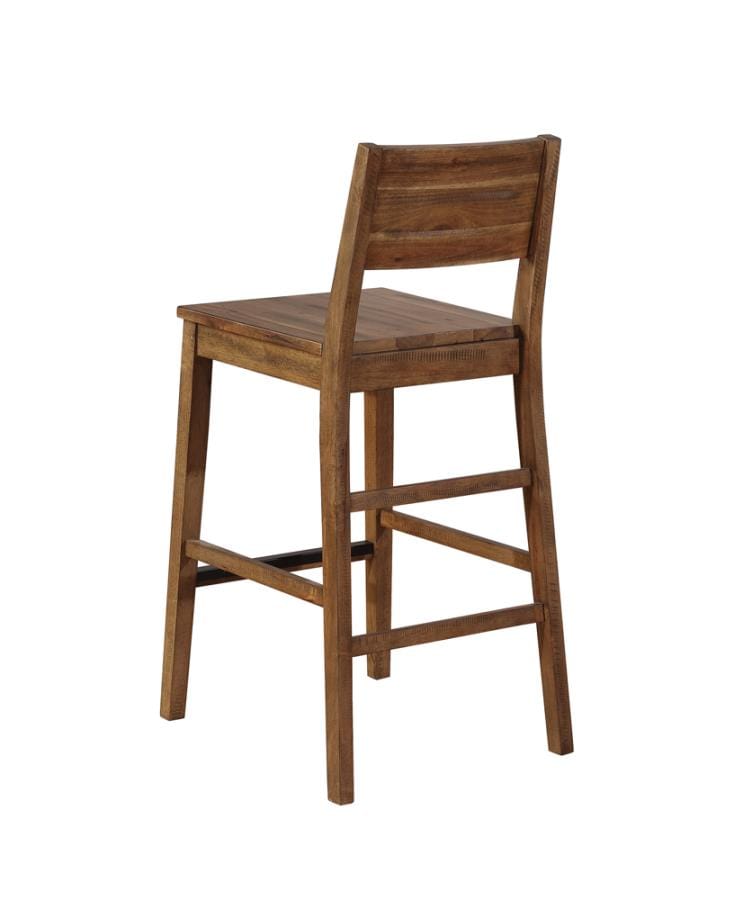 Tucson Open Back Bar Stools Varied Natural (Set of 2)