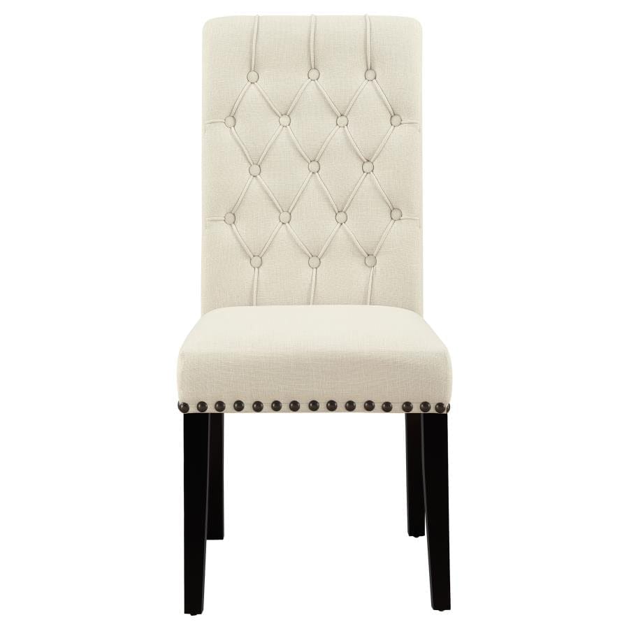 Mapleton Tufted Back Upholstered Side Chairs Beige (Set of 2)