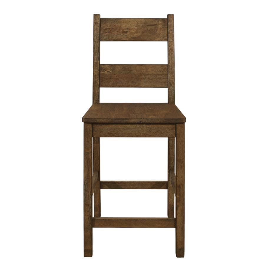Coleman Counter Height Stools Rustic Golden Brown (Set of 2)