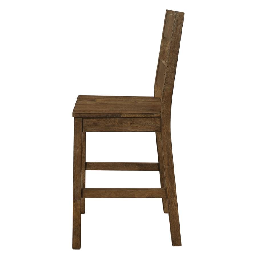 Coleman Counter Height Stools Rustic Golden Brown (Set of 2)