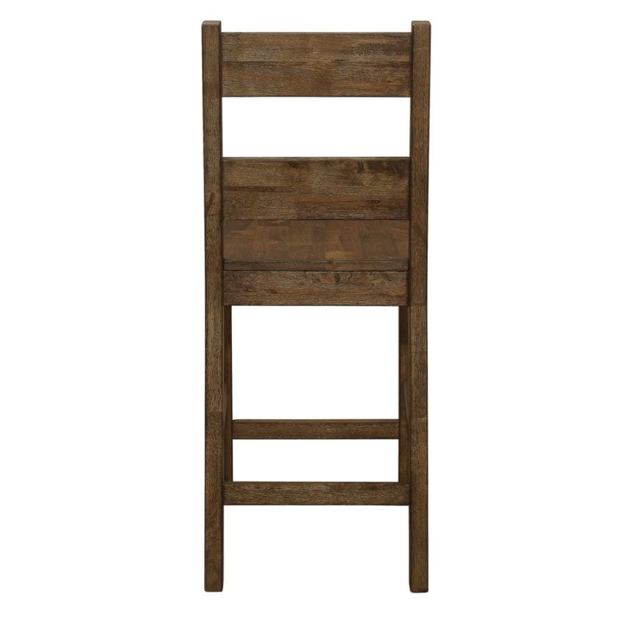 Coleman Counter Height Stools Rustic Golden Brown (Set of 2)