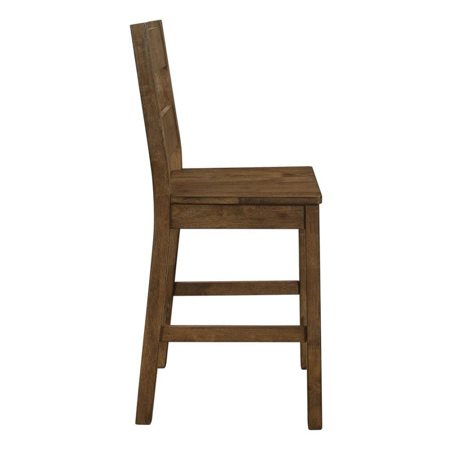 Coleman Counter Height Stools Rustic Golden Brown (Set of 2)