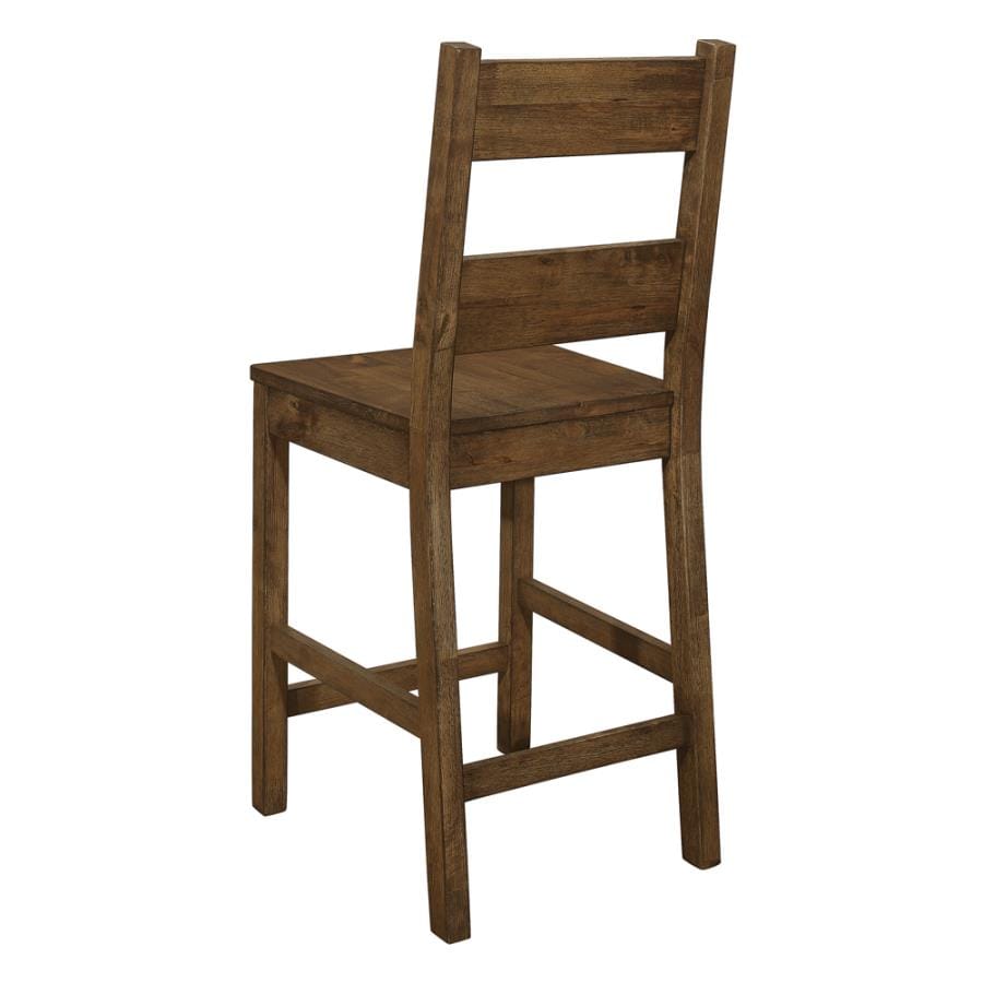 Coleman Counter Height Stools Rustic Golden Brown (Set of 2)