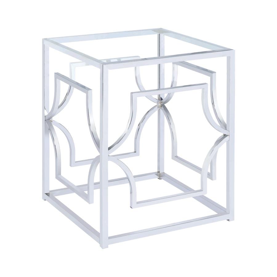 Starlight Dining Table Base Chrome