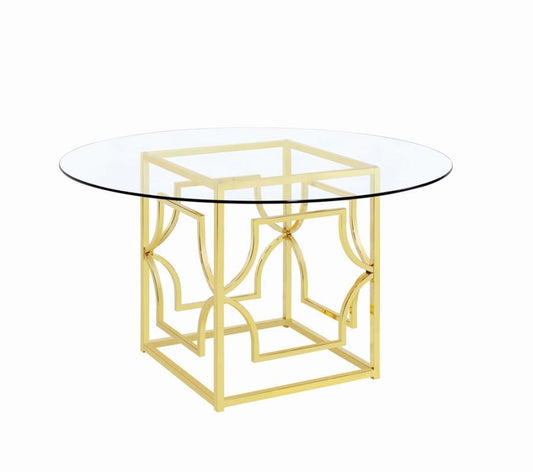 Starlight Dining Table Base Brass