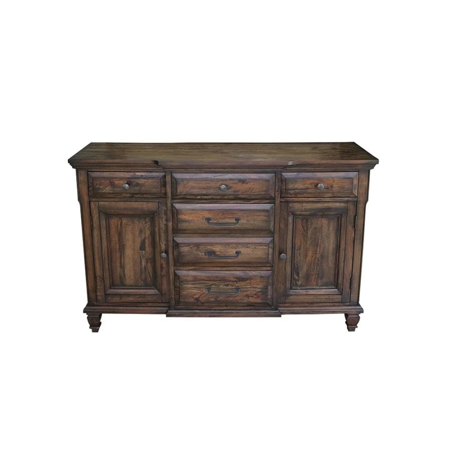 Avenue 6-drawer Server Vintage Dark Pine