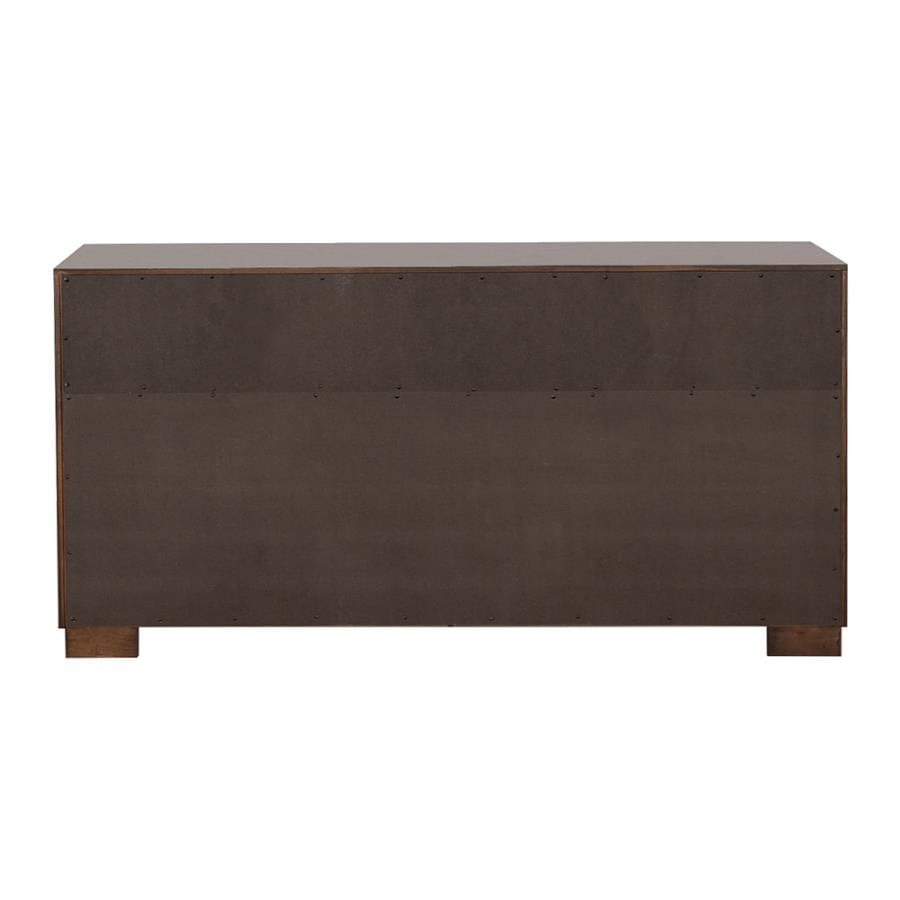 Jessica 6-drawer Dresser Cappuccino