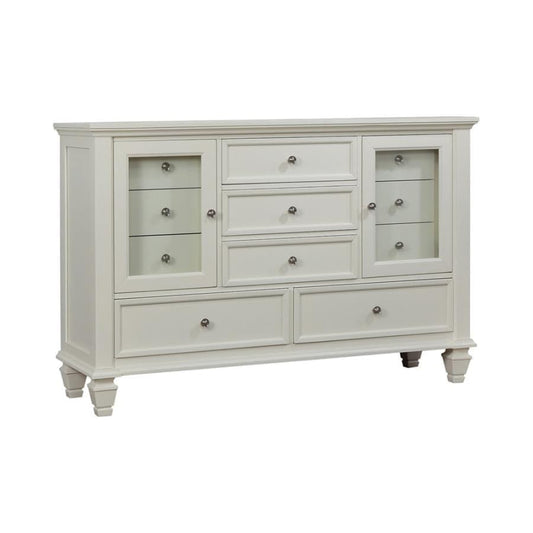 Sandy Beach 11-drawer Rectangular Dresser Buttermilk