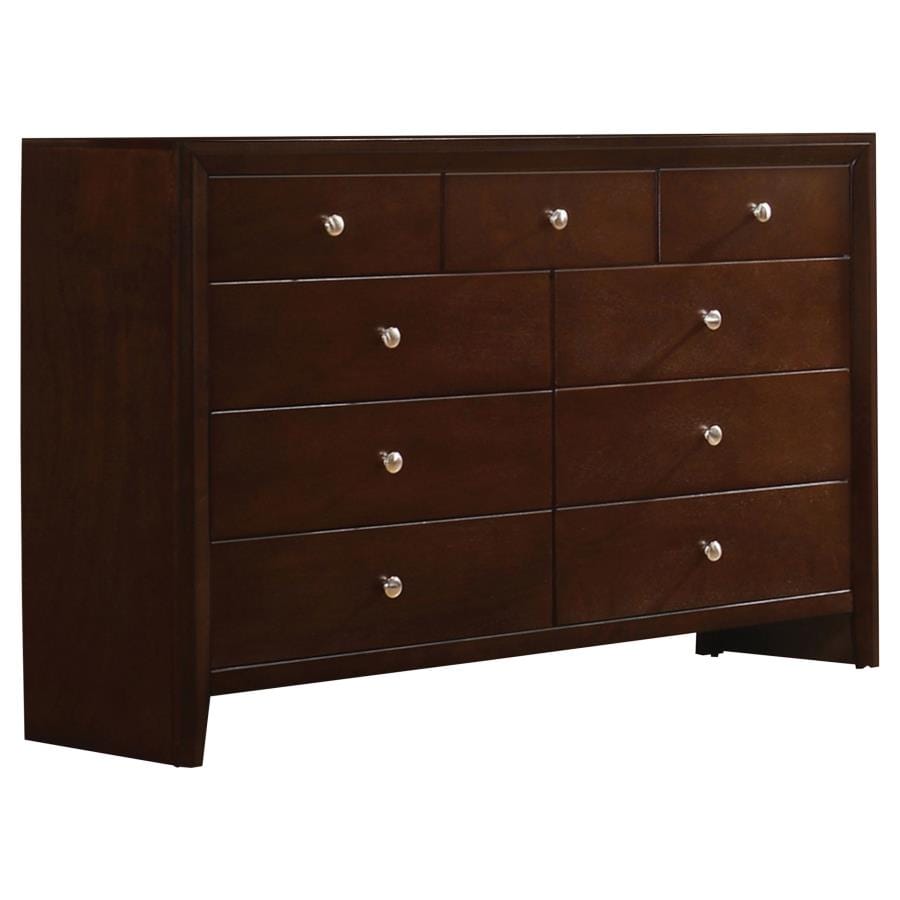 Serenity Panel Bedroom Set Rich Merlot