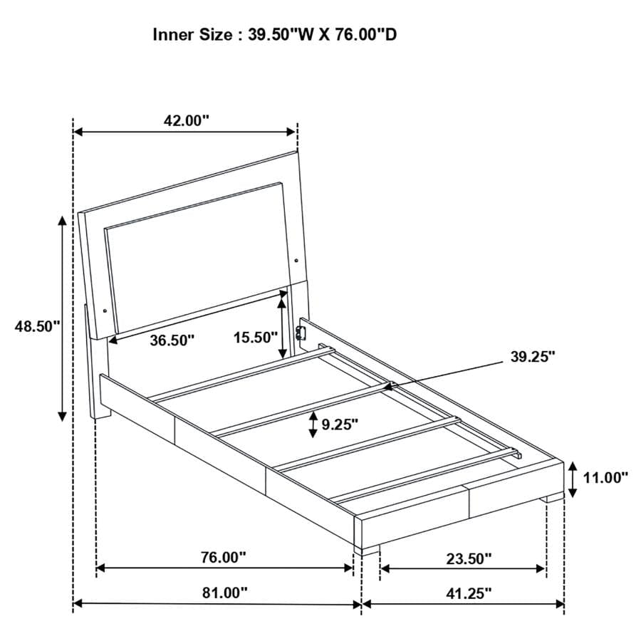 TWIN BED 4 PC SET