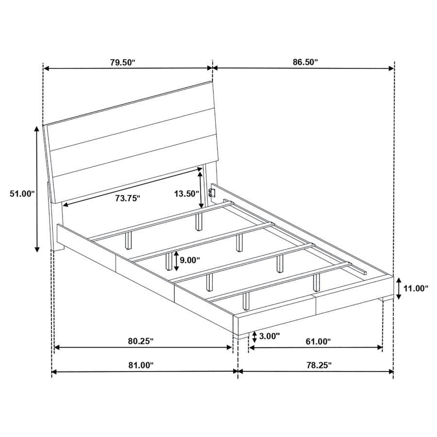 EASTERN KING BED 4 PC SET