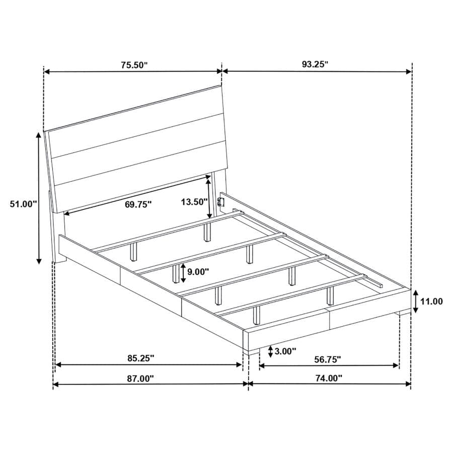 CALIFORNIA KING BED 4 PC SET