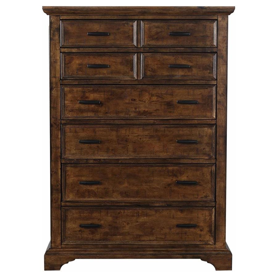 Elk Grove 7-drawer Chest Vintage Bourbon