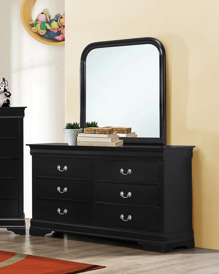 Louis Philippe Rectangle Dresser Mirror