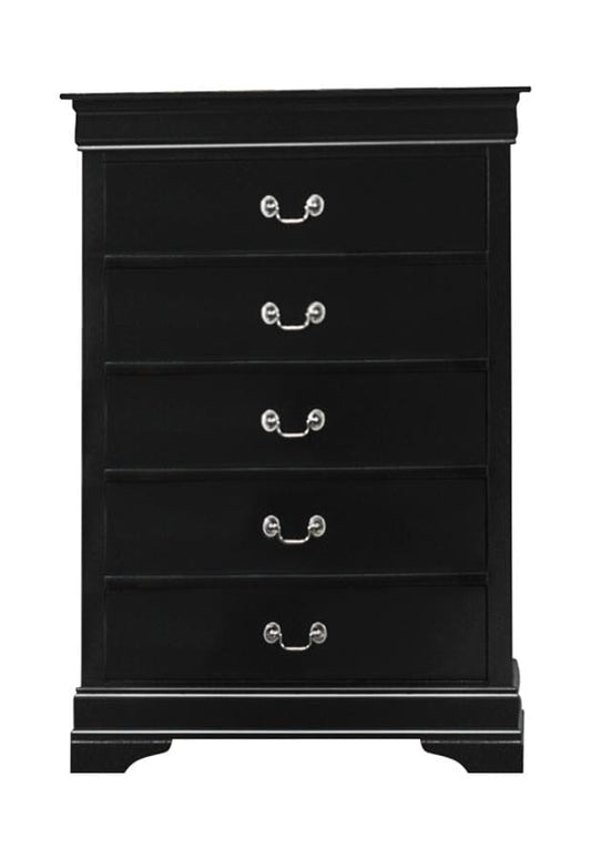 Louis Philippe Rectangular 5-drawer Chest