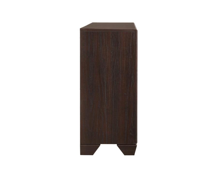 Kauffman 6-drawer Dresser Dark Cocoa