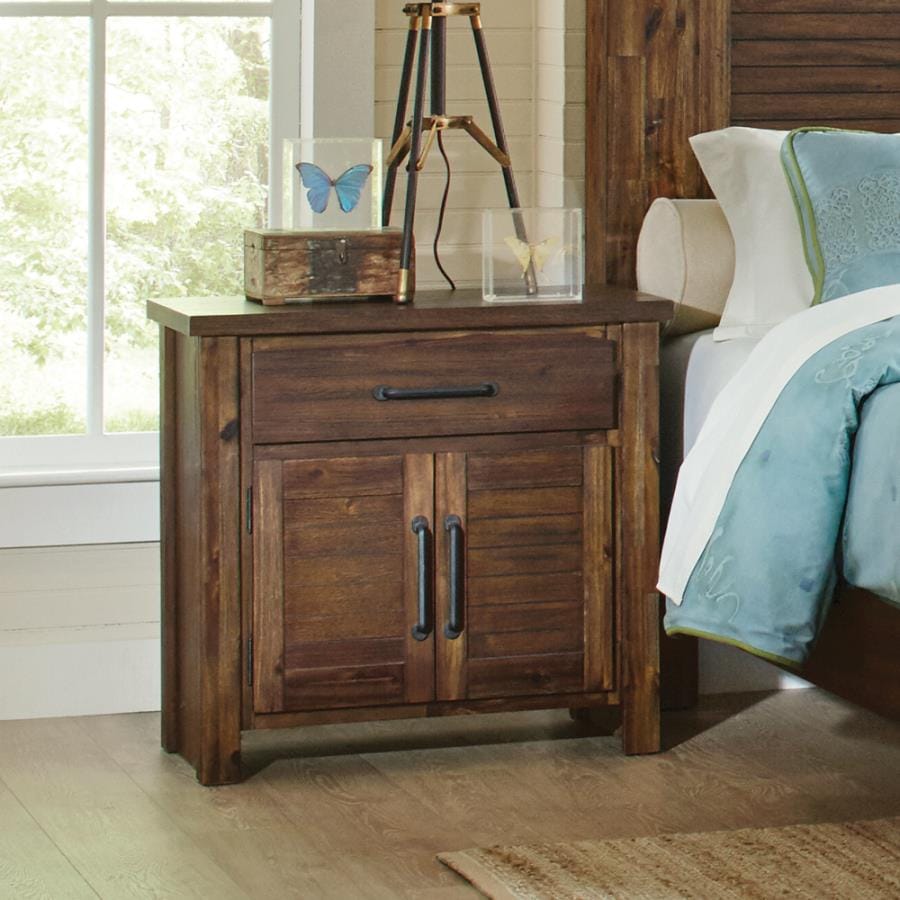 Sutter Creek 2-door Nightstand Vintage Bourbon