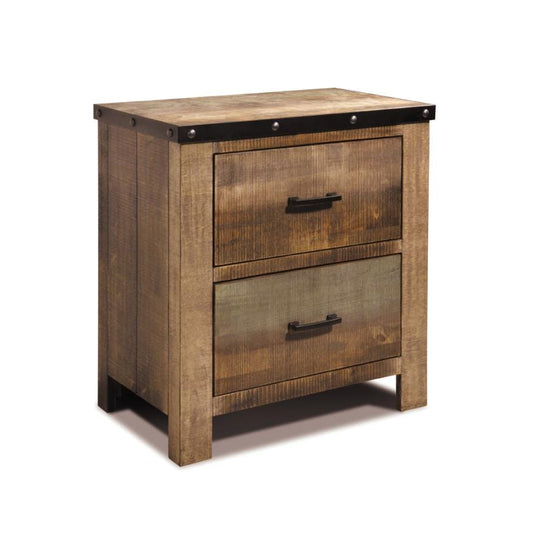 Sembene 2-drawer Nightstand Antique Multi-color