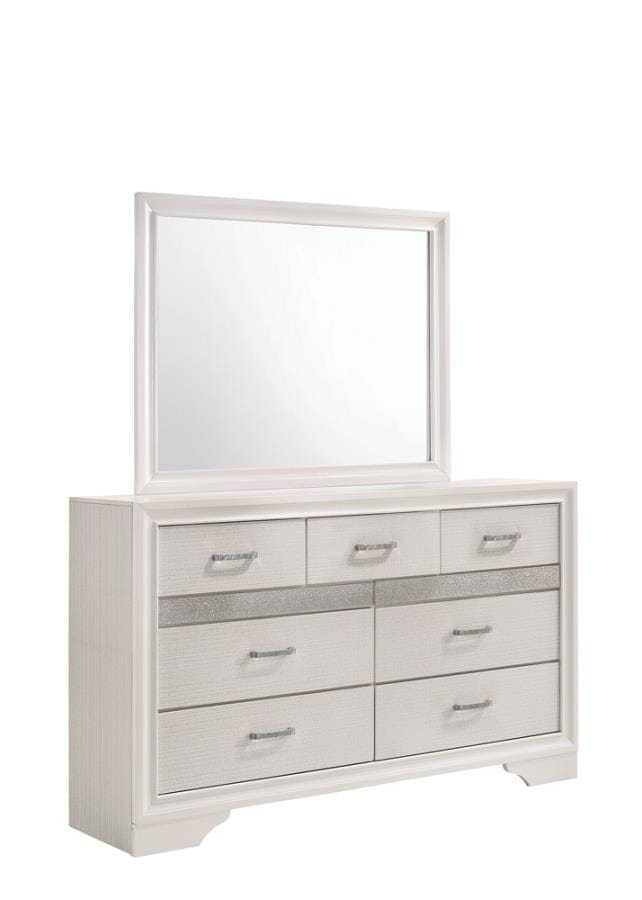 Miranda Rectangular Mirror White