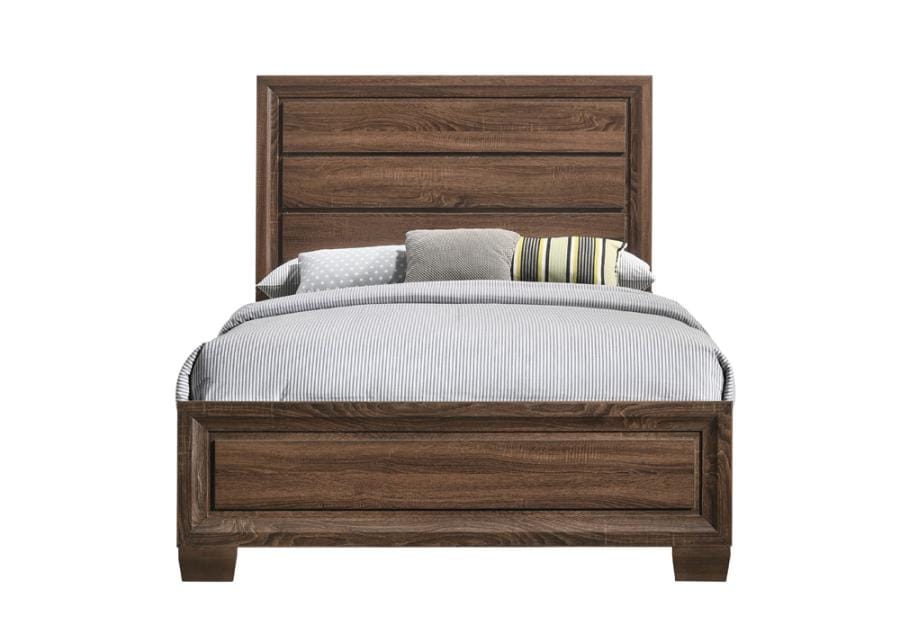 Brandon Full Panel Bed Medium Warm Brown