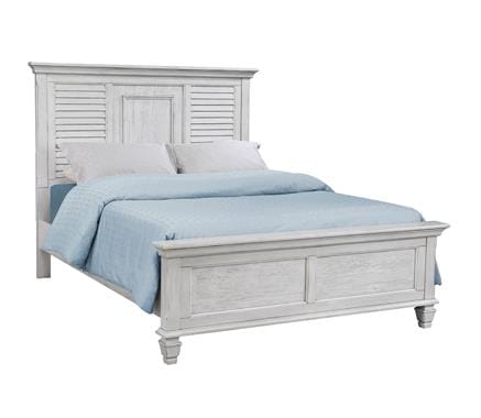 Franco California King Panel Bed Antique White