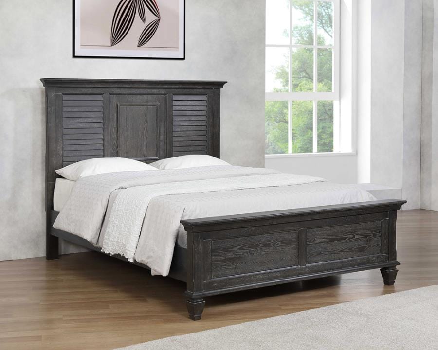 Franco Eastern King Panel Bed Weathered Sage