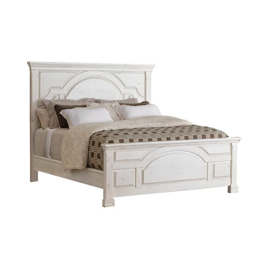 Celeste California King Panel Bed Vintage White