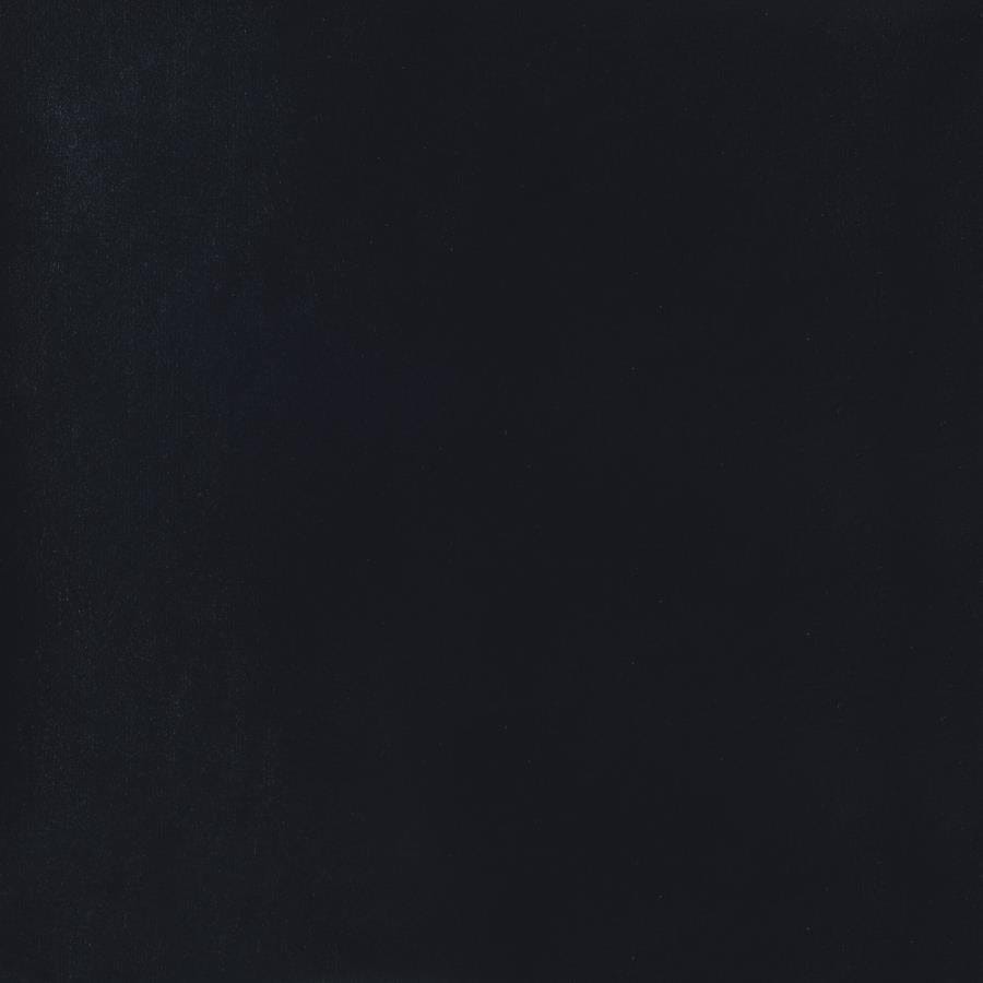 Retro Open Back Side Chairs Black and Chrome (Set of 2)