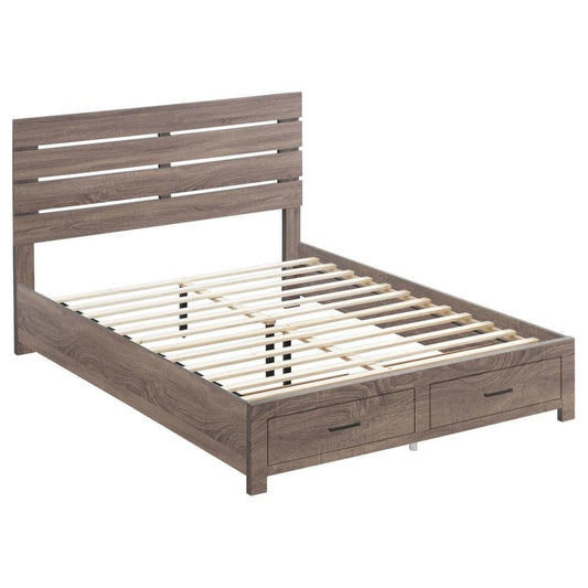 Brantford Eastern King Storage Bed Barrel Oak