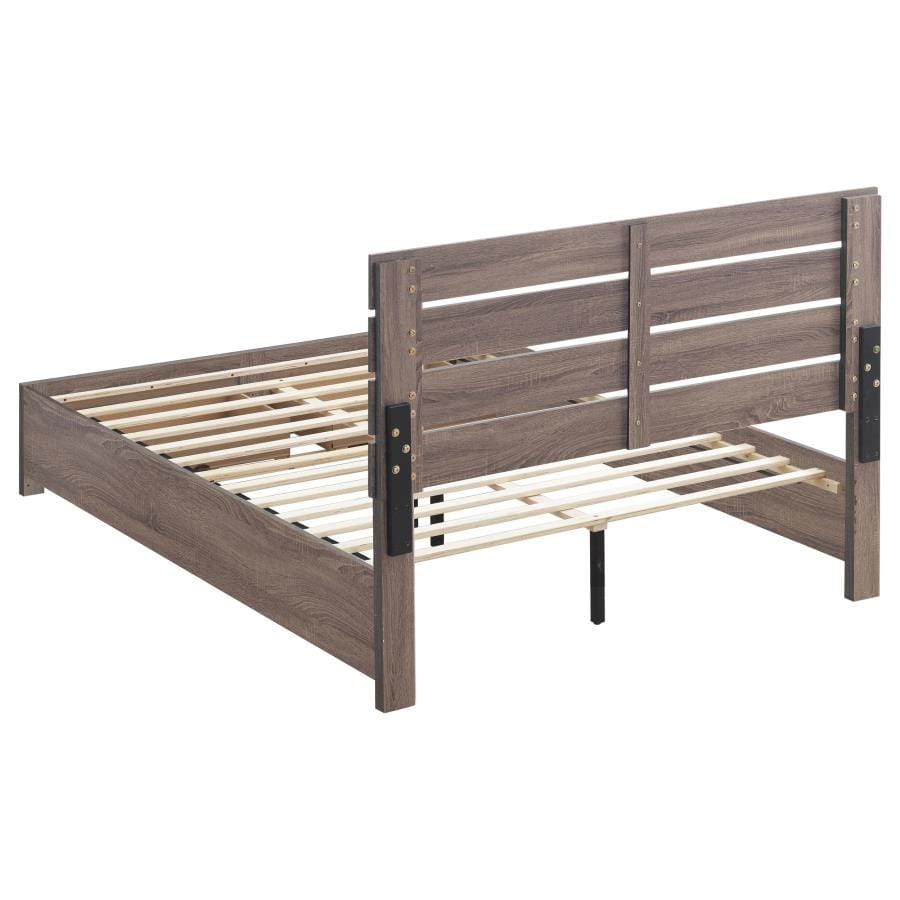 Brantford Queen Storage Bed Barrel Oak