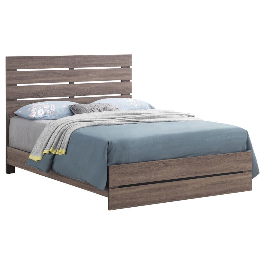 Brantford Eastern King Panel Bed Barrel Oak