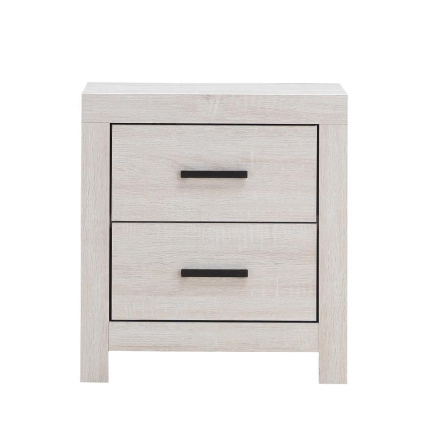 Brantford 2-drawer Nightstand Coastal White