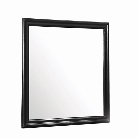 Louis Philippe Mirror Black