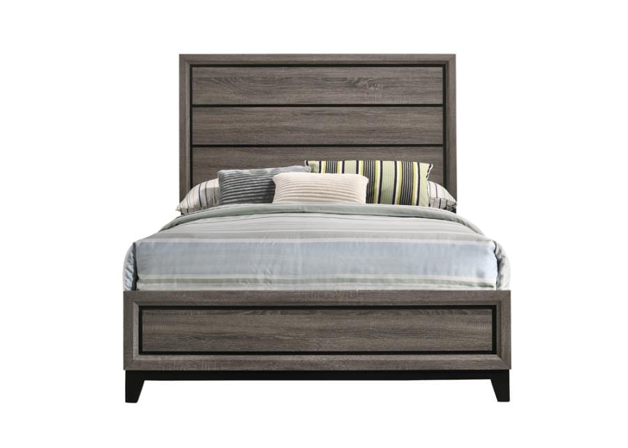 Watson Full Panel Bed Grey Oak