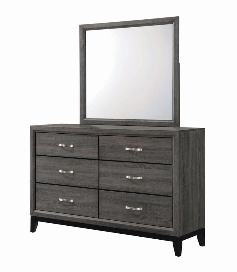 Watson Mirror Grey Oak